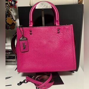 COACH ROGUE 25 FUCHSIA Pink